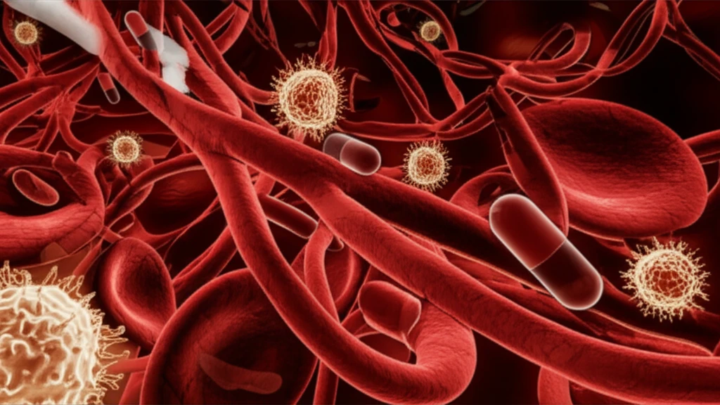 Surreal illustration of DRESS syndrome triggered by antibiotics.