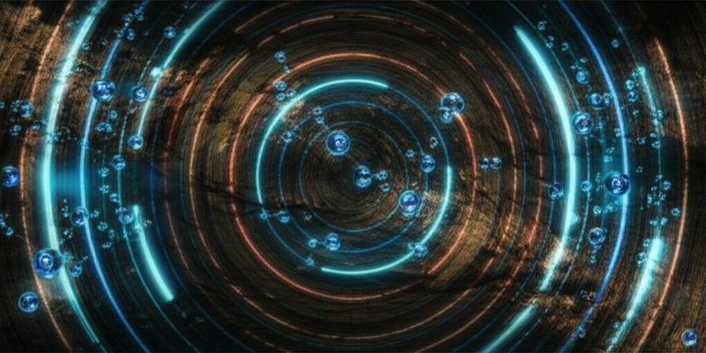Tree rings showing nitrogen impact.
