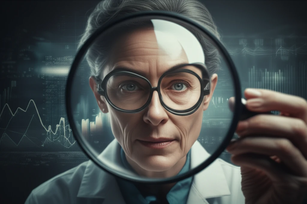 Distorted Lens: Representing bias in scientific research.