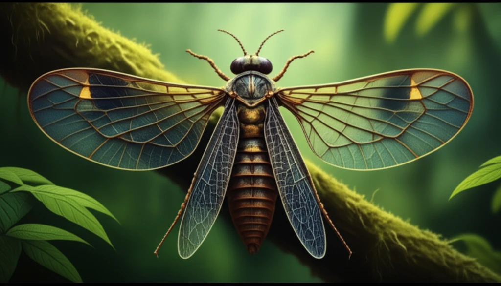 Illustration of Loneuroides baianus in its natural habitat.