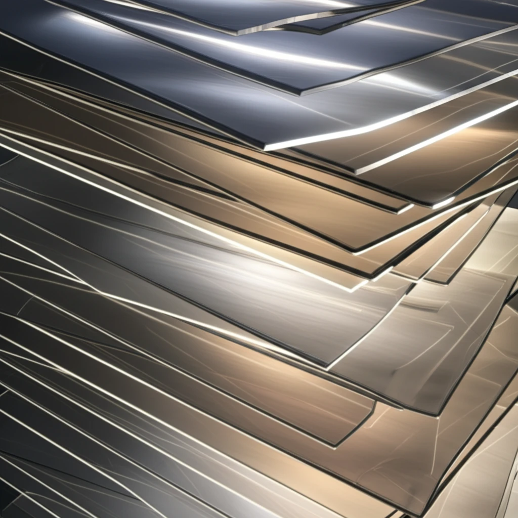 Illustration of layered 2D materials with a glowing effect