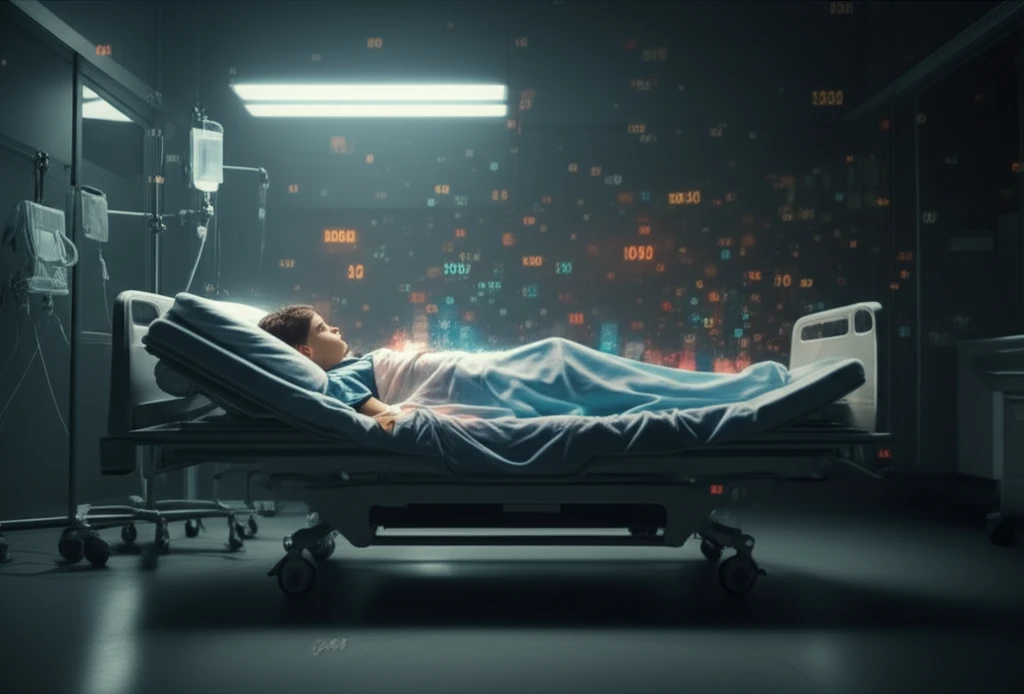 Abstract illustration of pediatric mortality risk assessment