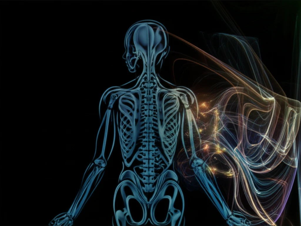 Abstract illustration representing the connection between emotions, thoughts, and chronic back pain.