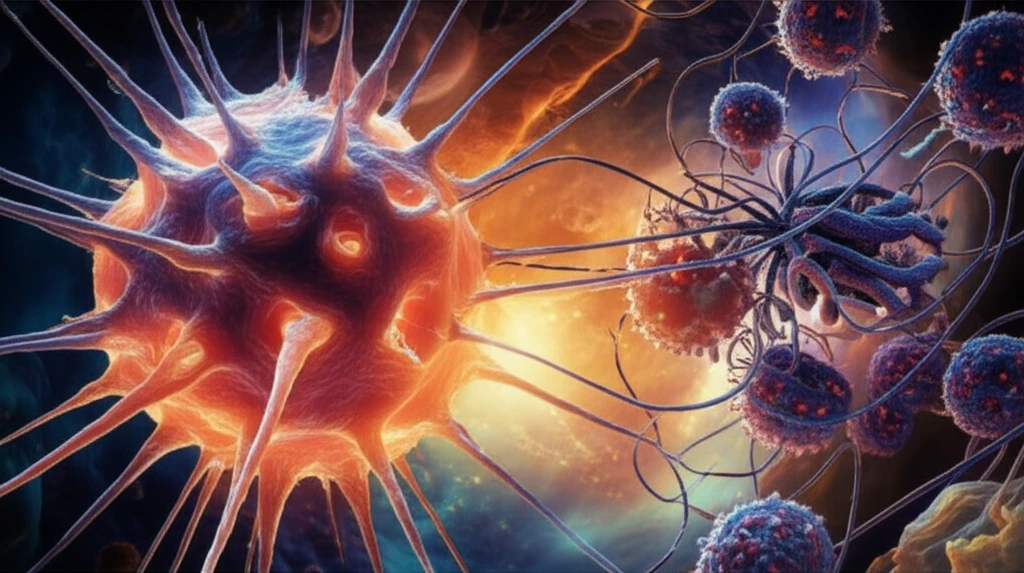 Microscopic battle between poxvirus and host cell's ribosome