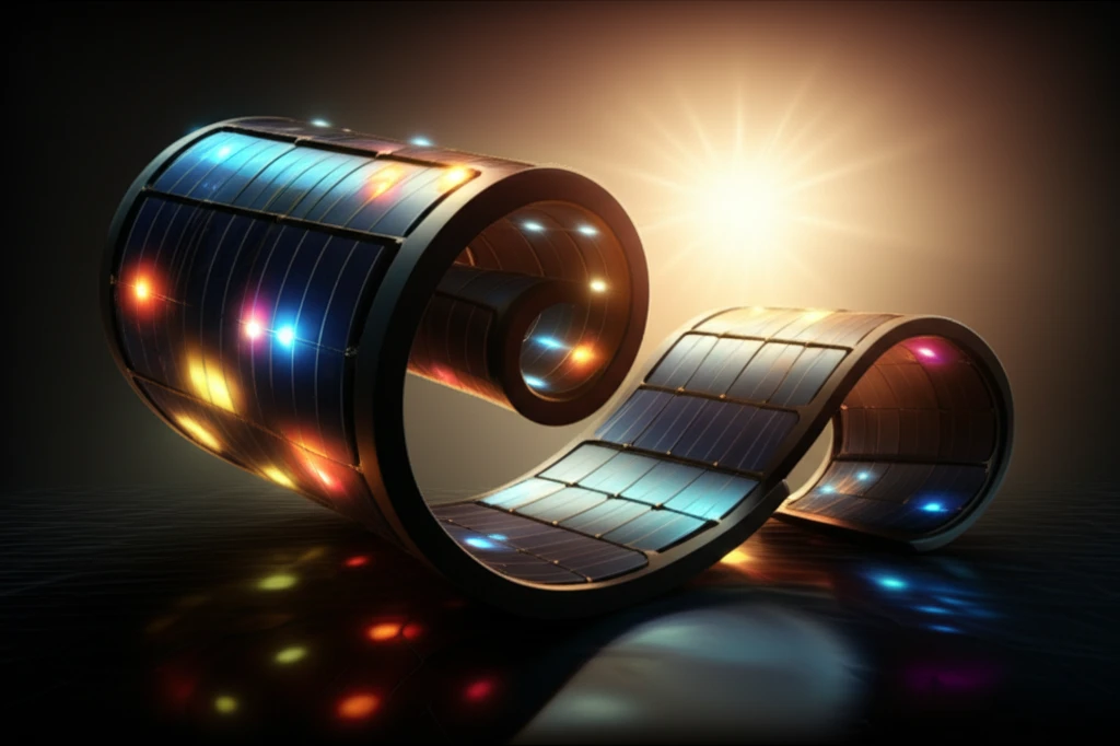 Flexible quantum dot solar panel