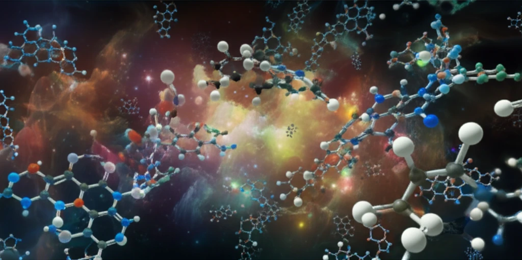 Abstract illustration of electron transfer and bond cleavage in chemical reactions.
