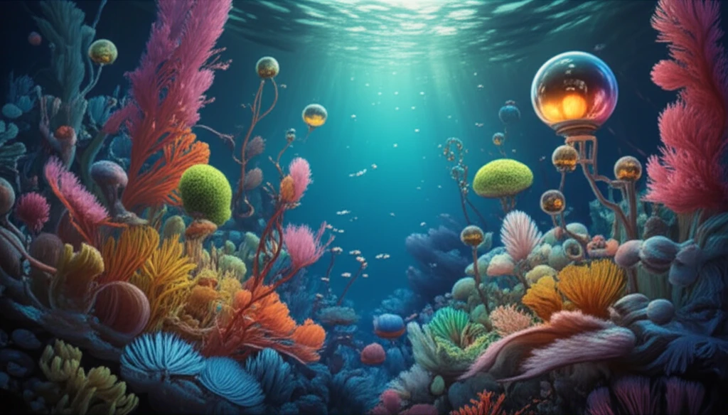 Vibrant aquatic ecosystem representing Val H. Smith's legacy.