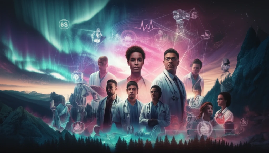 Complex network representing physician needs calculation