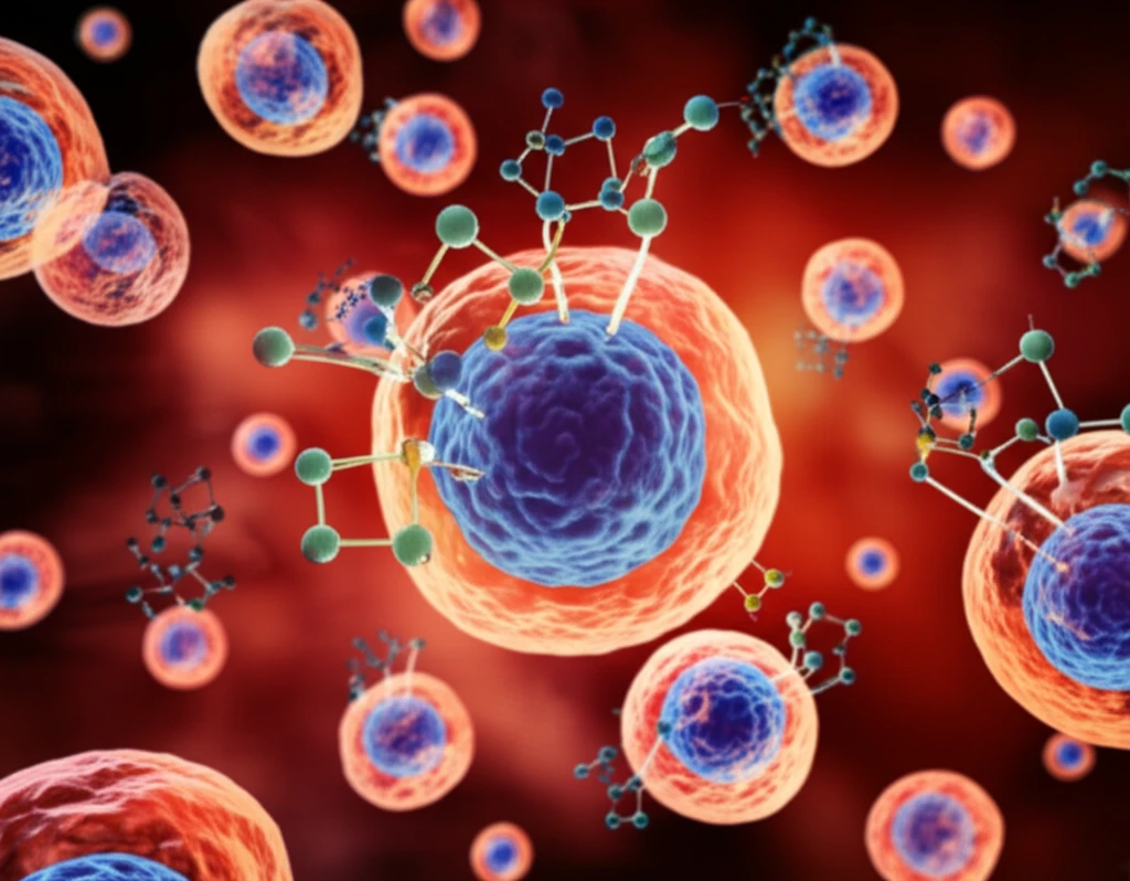 Gastric cancer cells under attack by bufalin, experiencing endoplasmic reticulum stress.