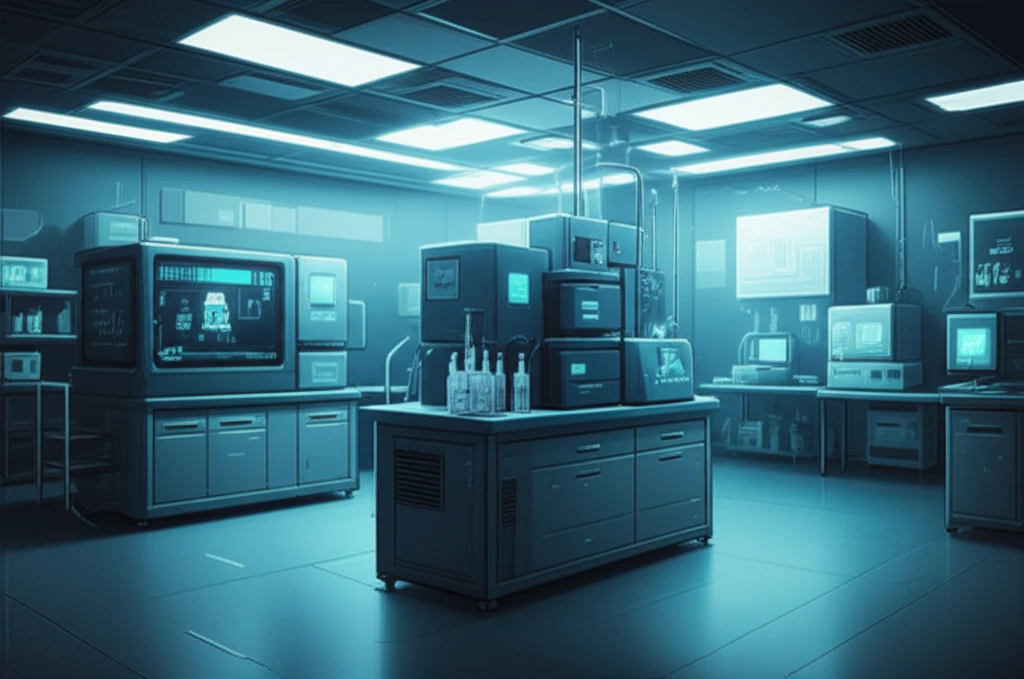 Advanced pharmaceutical testing equipment ensures medication safety.