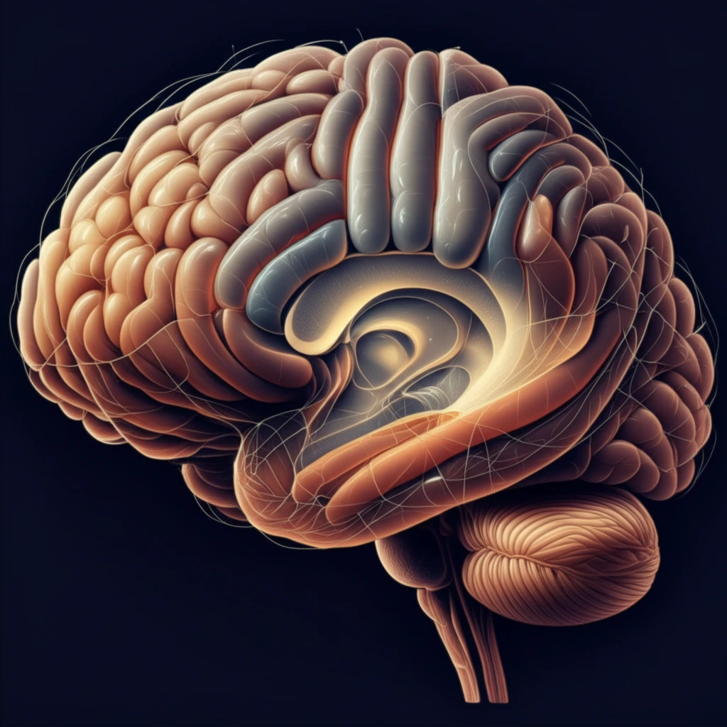Illustration of brain with missing skull piece, highlighting fluid buildup and potential risks.