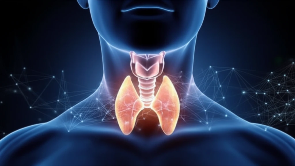 Glowing larynx symbolizing personalized cancer treatment