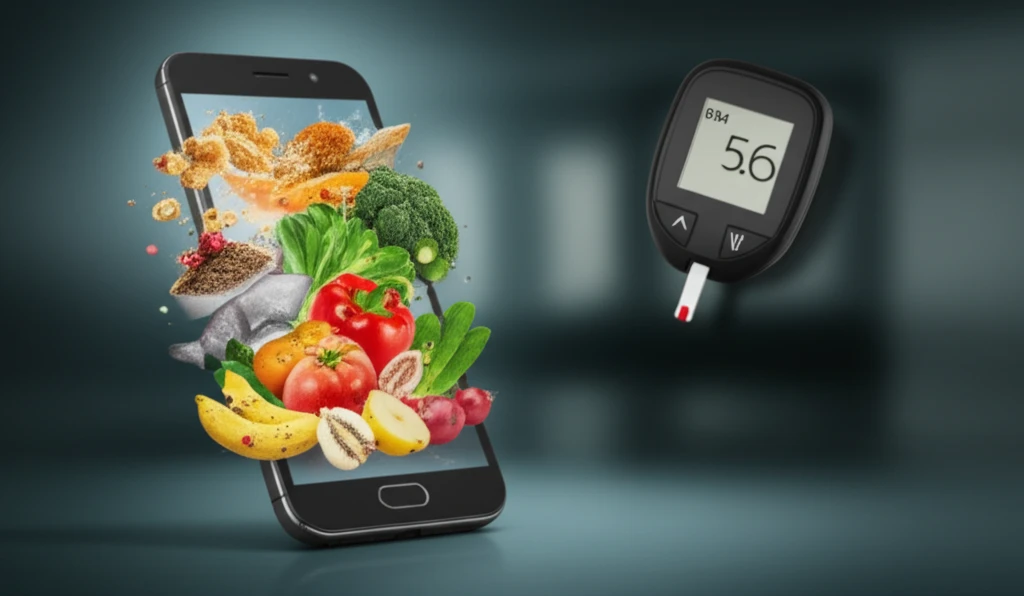 Digital tools transforming into healthy habits for diabetes management.
