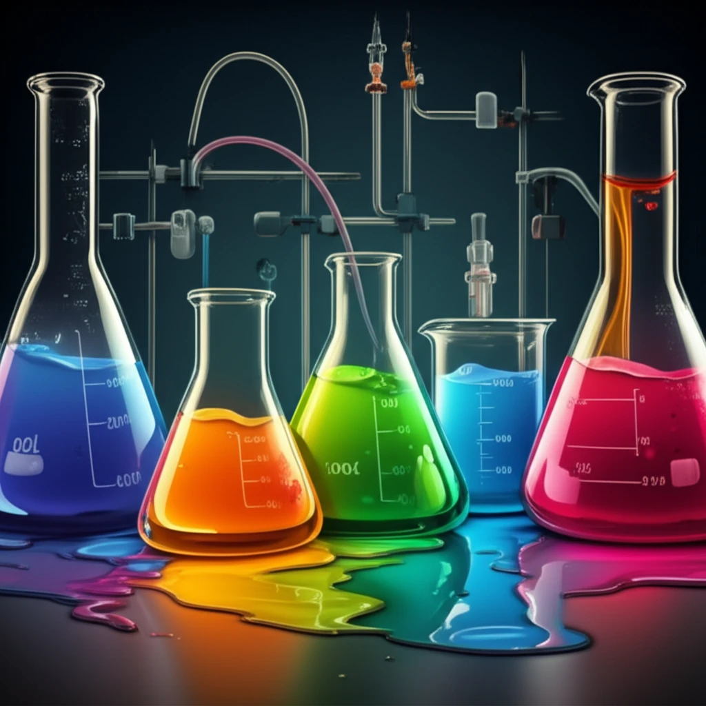 Surreal illustration of pH instability in biopharmaceutical diafiltration.