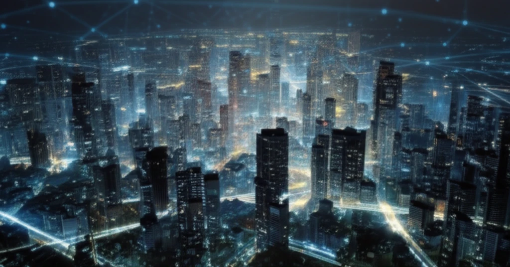 Interconnected cityscapes symbolizing regional planning in Poland.