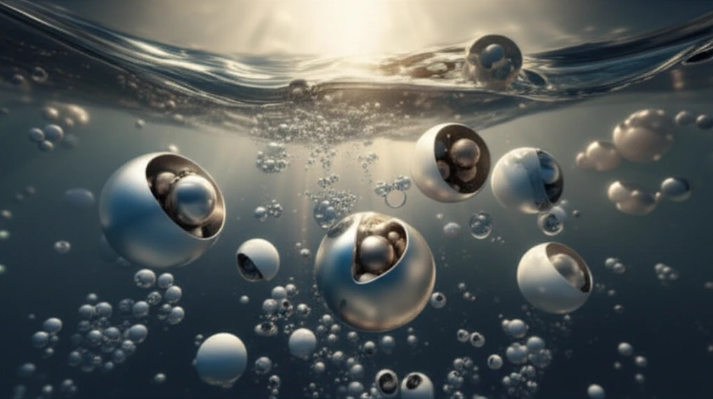 Microscopic silver and titanium dioxide hollow spheres cleaning contaminated water.