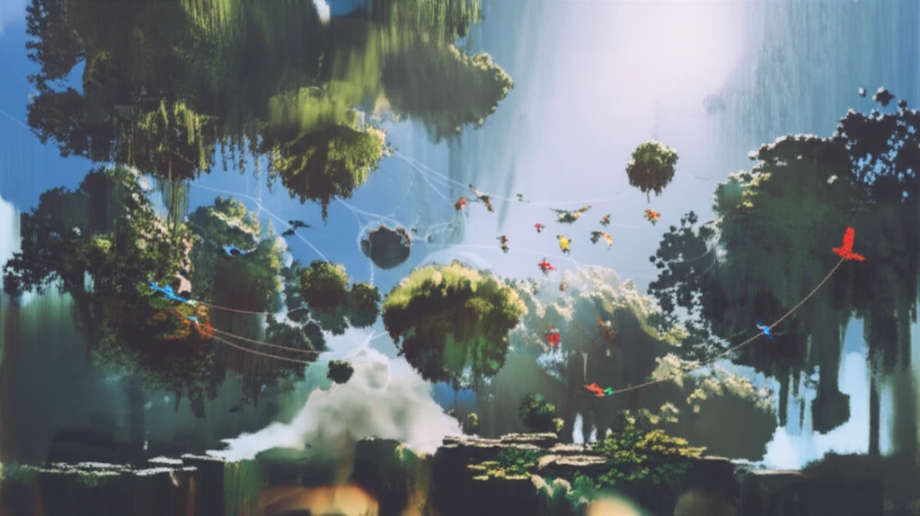 Fragmented forest landscape in Brazil's Cerrado, showcasing the impact on birdlife.