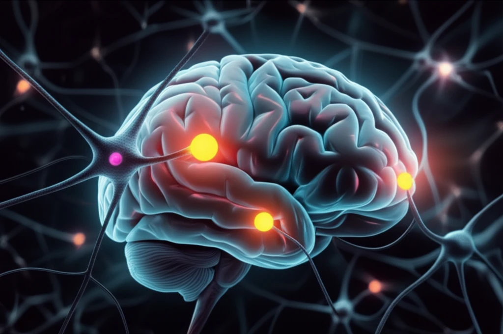 Brain neurons interconnected with serotonin molecules, symbolizing hope in Alzheimer's treatment.