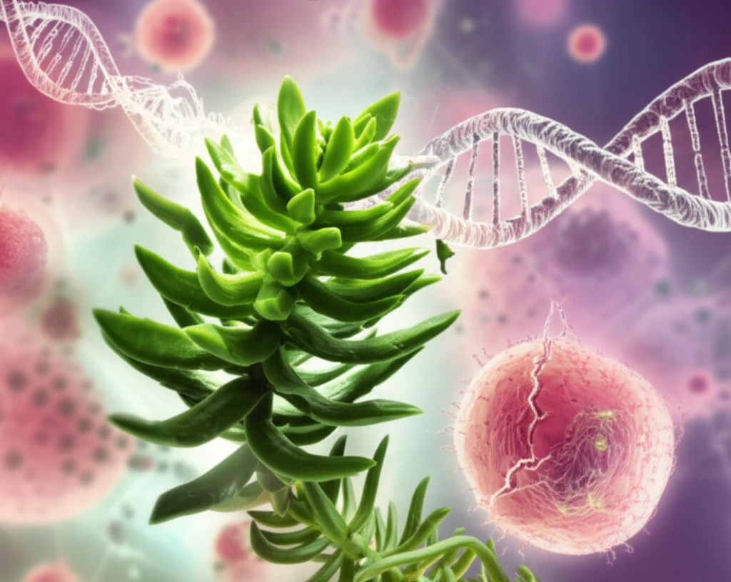 Orostachys japonicus and its effect on cancer cells.