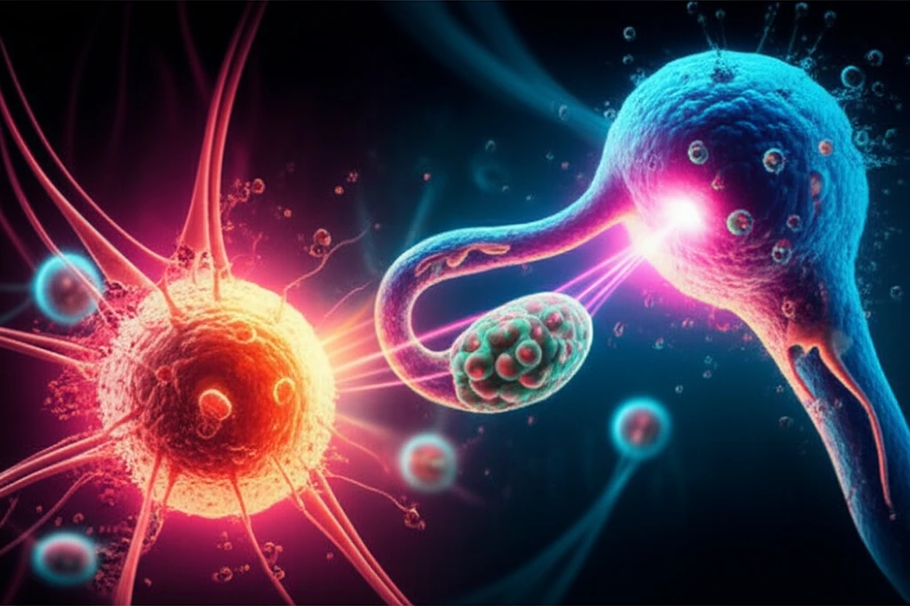 Cervical cancer cell targeted by radiation therapy with dissolving financial barriers