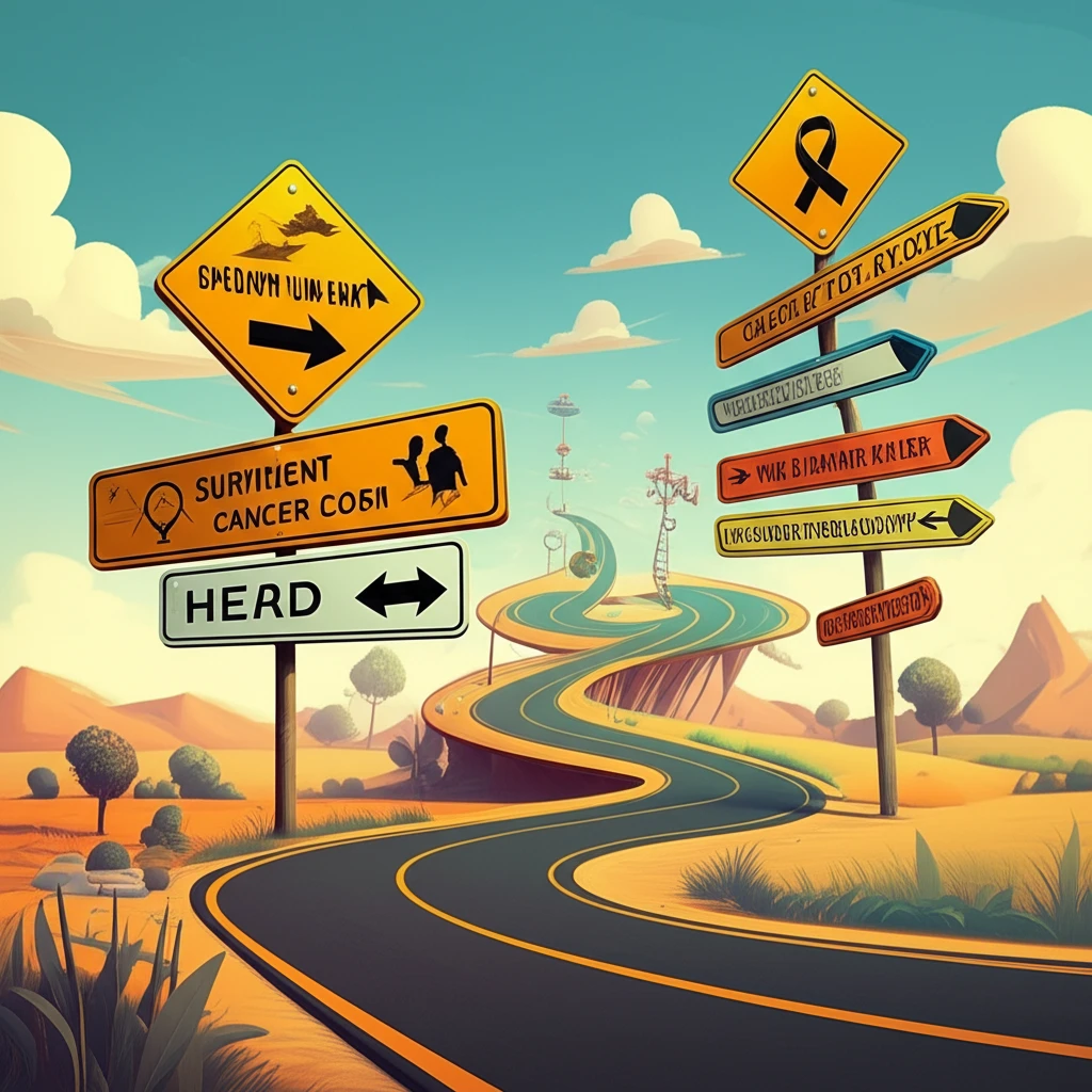 Personalized cancer care plan illustration