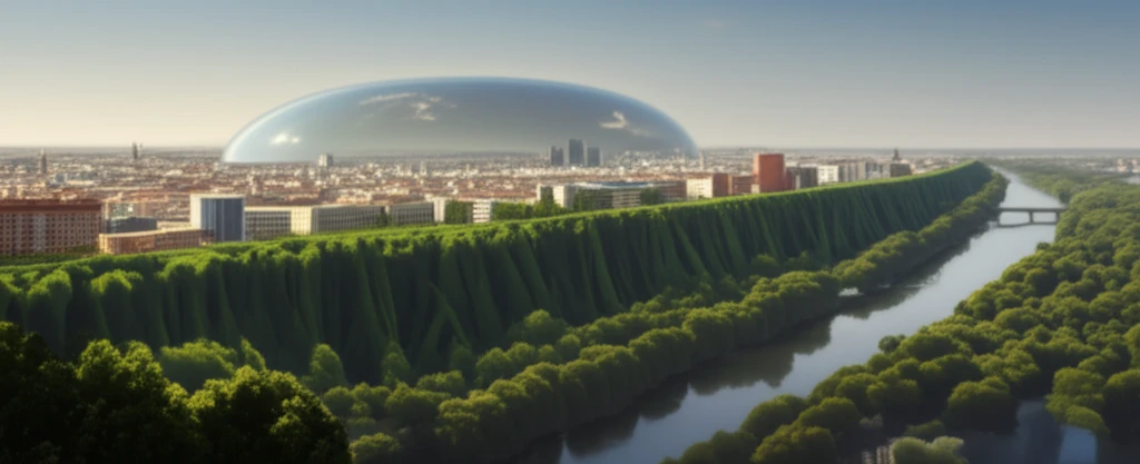 Toulouse flood protection: A blend of nature and technology.