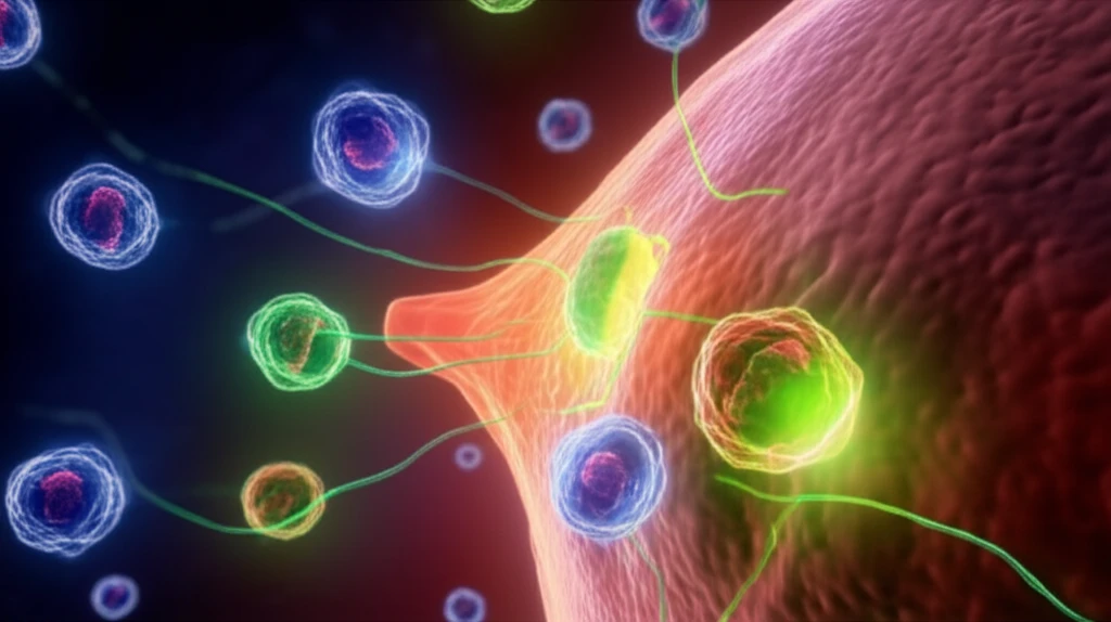 TILs attacking cancer cells