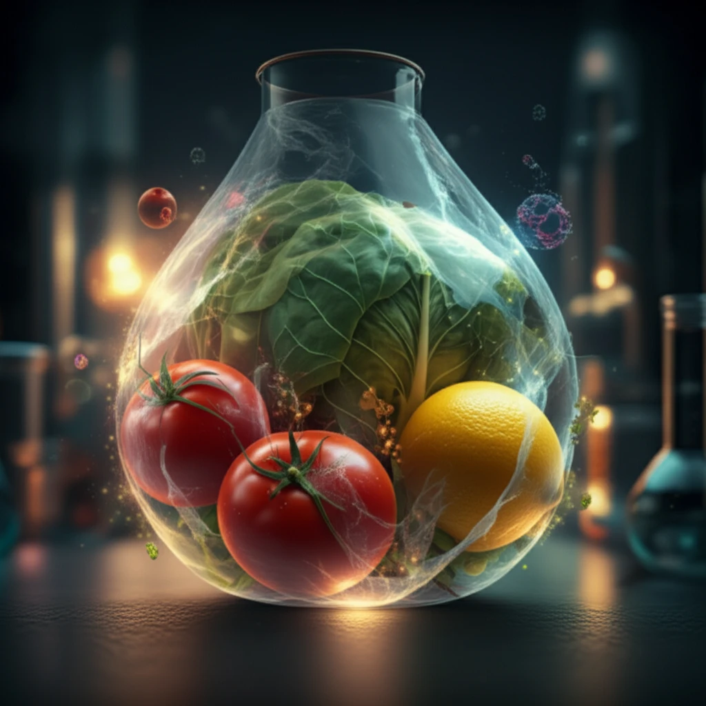 Edible film protecting food with antioxidants