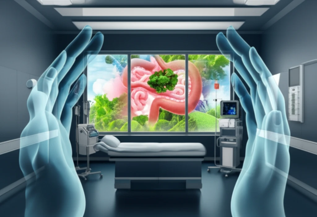 Illustration symbolizing healthy peritoneal dialysis.