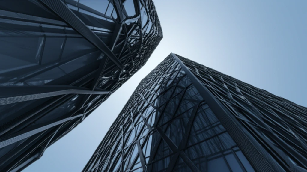 High-rise building with visible carbon fiber reinforcement.