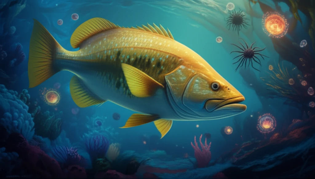 Yellow Croaker Swimming