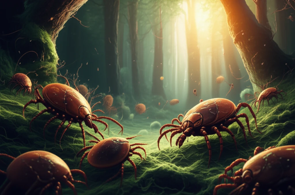 Bacillus thuringiensis attacking ticks