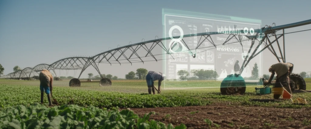 Tanzanian Farmers Working on Agricultural Technology with Budget Interface