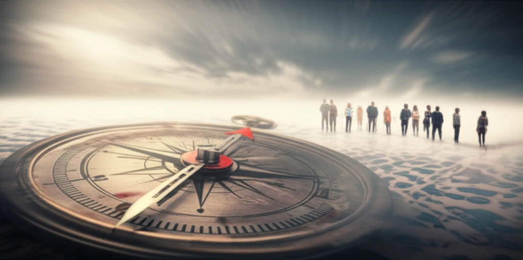 Compass guiding business towards customers