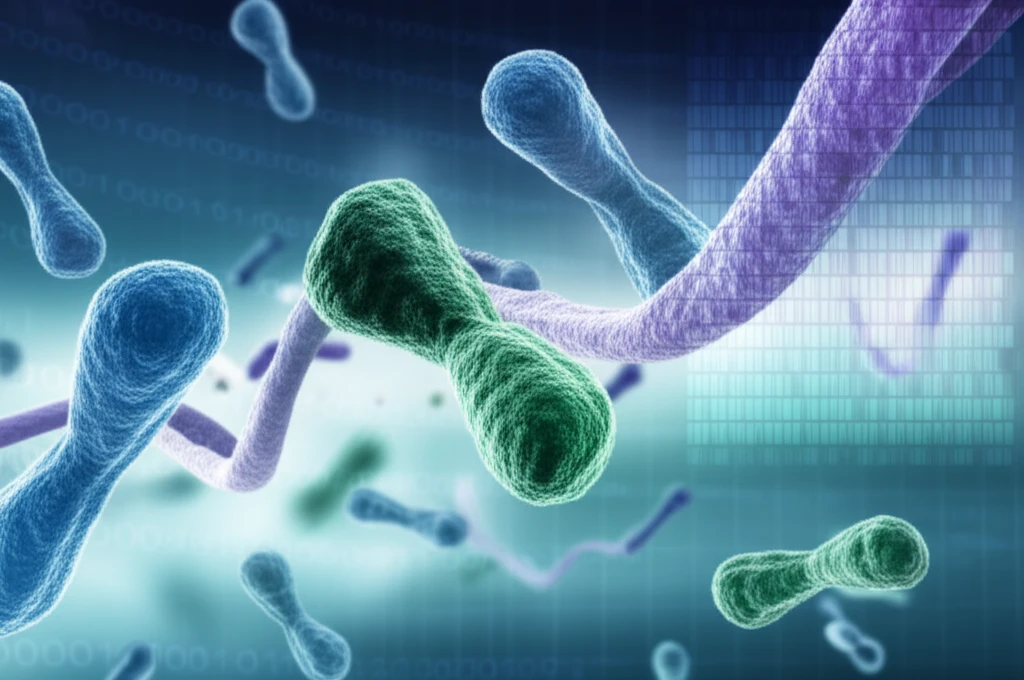 Ribosomes moving along mRNA, some frozen, overlaid with data grid.