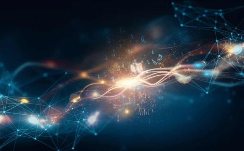 Network nodes with data streams representing P2P caching optimization.