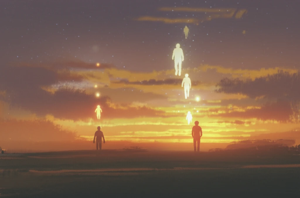 Serene sunset landscape symbolizing reclamation of energy from evening fatigue.