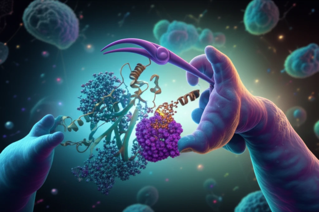 SOCS1 protein suppressing Lck kinase in a stylized, hopeful depiction.