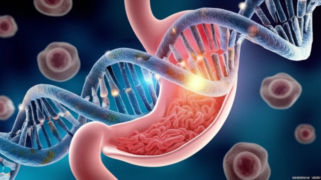DNA methylation illustration for gastric cancer research
