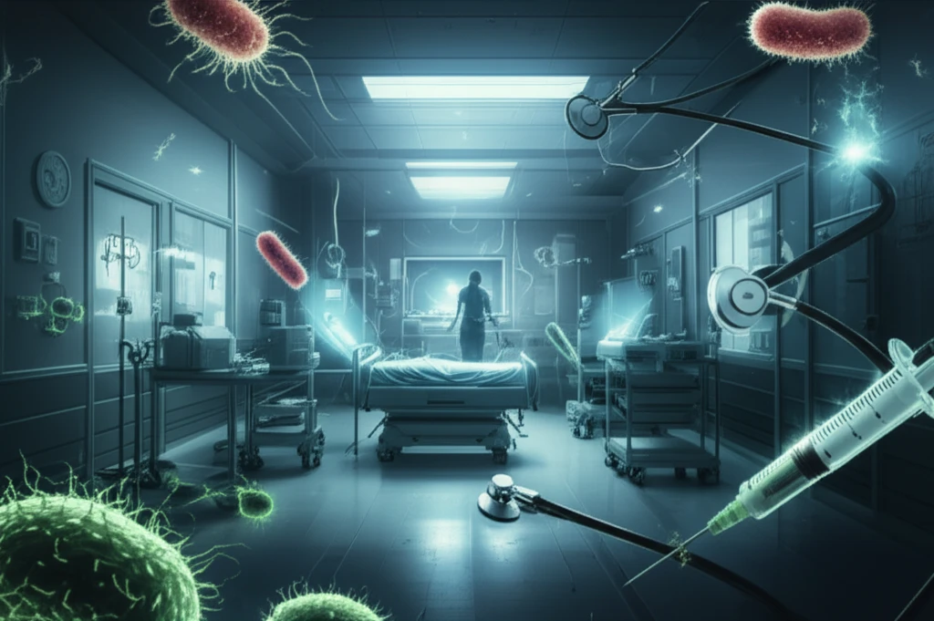 Symbolic illustration of CPE detection in a hospital setting