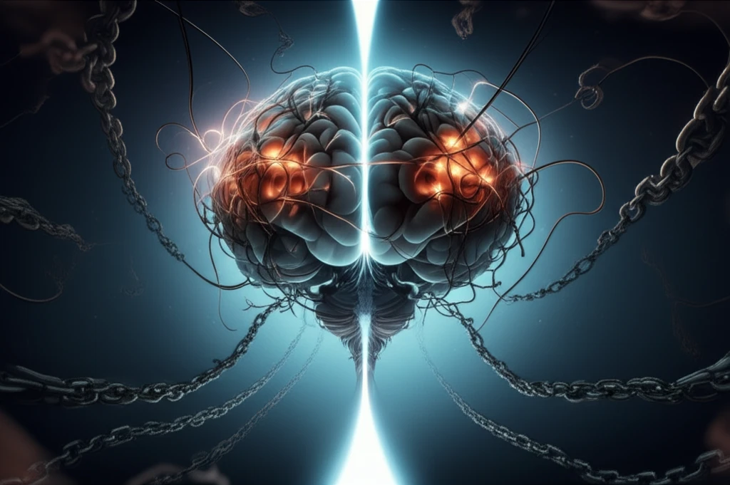 Adult Brain with ADHD Symbolism