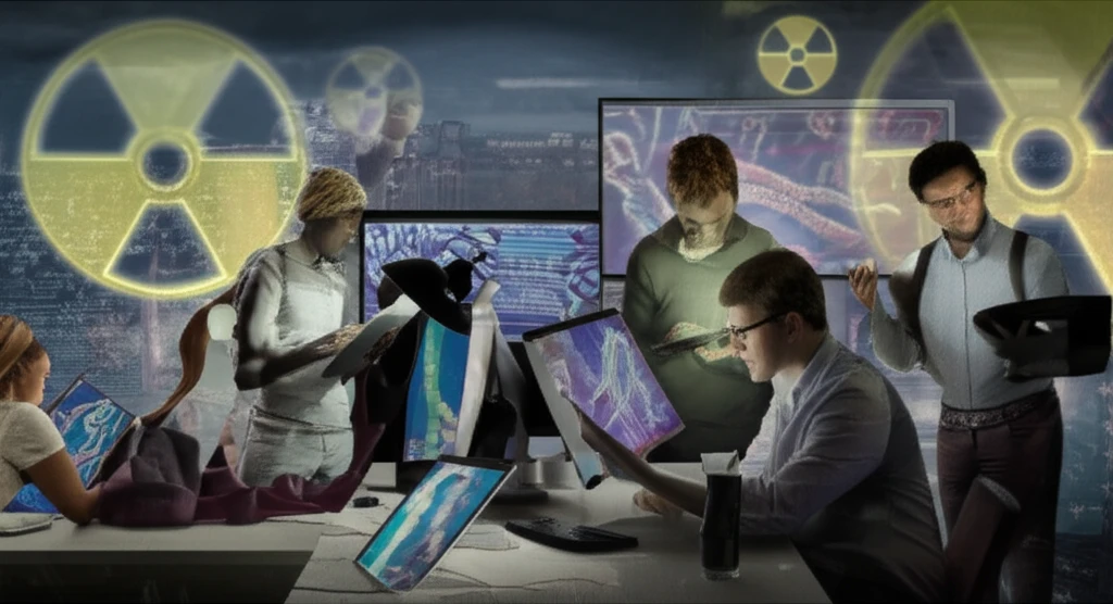 Citizen scientists analyzing chromosome images during a radiation emergency.