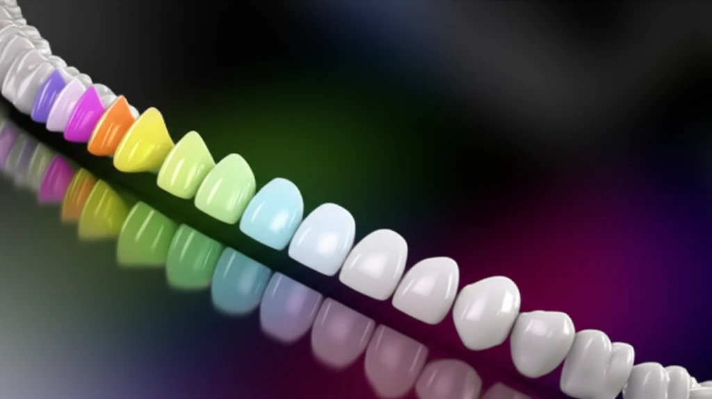 Dental veneers shifting color