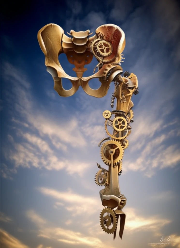 Fractured hip mended by clocks