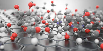 Perovskite solar cell structure enhanced by urea and DMSO, symbolizing clean energy and technological advancement.