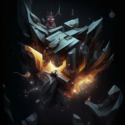 Overlapping geometric shapes merging into a unified form