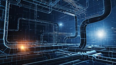 Data-driven pipeline network enhanced by sensitivity analysis