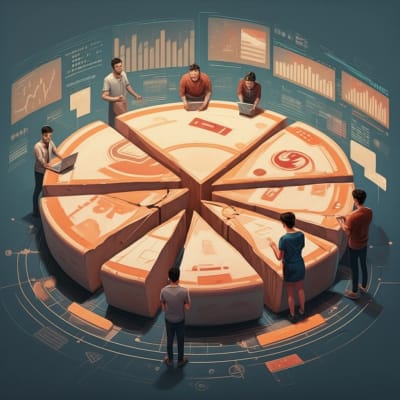 A visual representation of equitable distribution and collaboration.