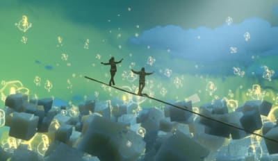 Surreal illustration symbolizing early metabolic changes and diabetes prevention.