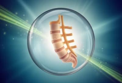 Spinal Cord Protected by a Bubble